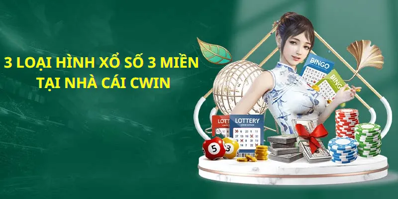 Tổng hợp 3 loại xổ số 3 miền tại Cwin