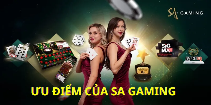 Ưu điểm của sảnh cược SA Gaming tại nhà cái Cwin